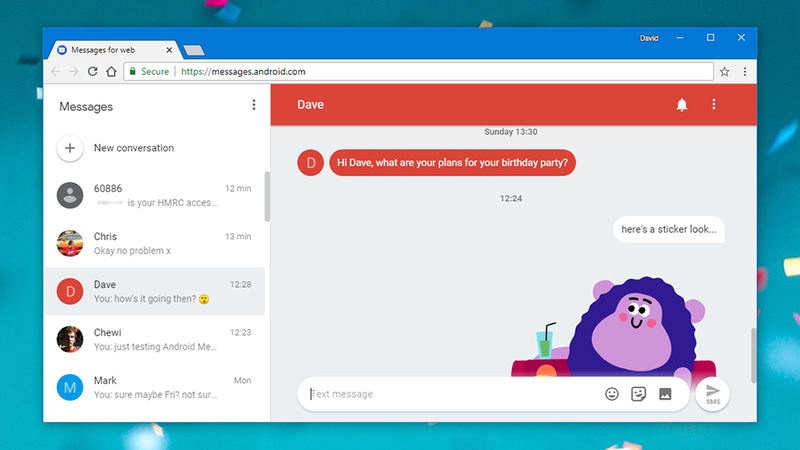 Android Messages on the web doesn’t offer the most feature-packed of interfaces
